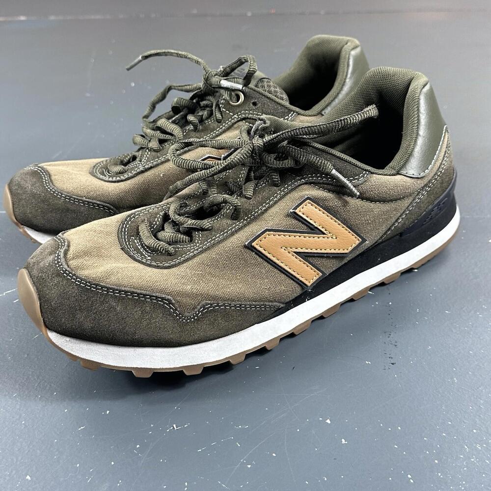 New Balance Men's Olive and Tan Sneakers